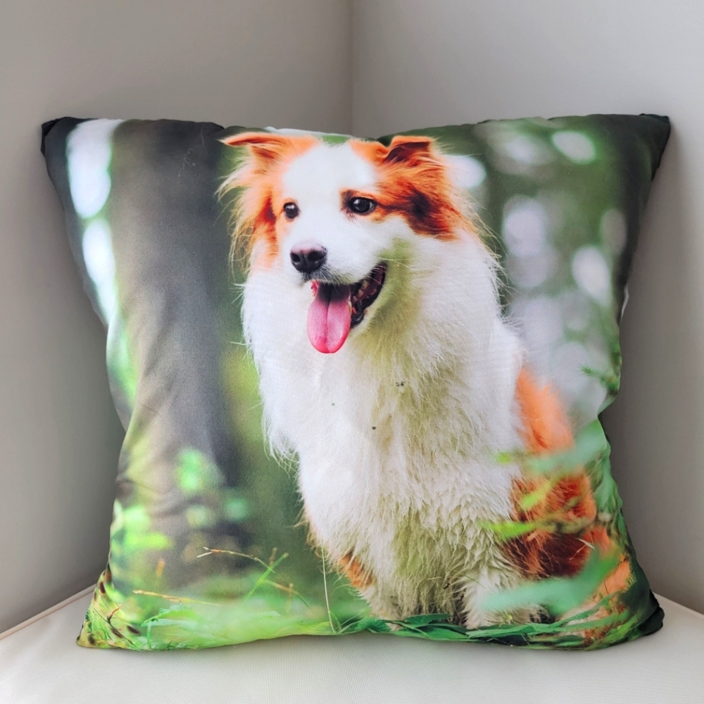 Dog Design Dog Print Decorative Pillow Cover